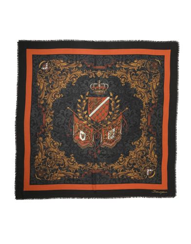 Crest Print Cashmere 272cm x 132cm Men Men's Scarf - Dolce & Gabbana - Modalova