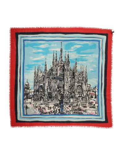 Milano Print Cashmere 134cm x 130cm Men Men's Scarf (Pre-Owned) - Dolce & Gabbana - Modalova