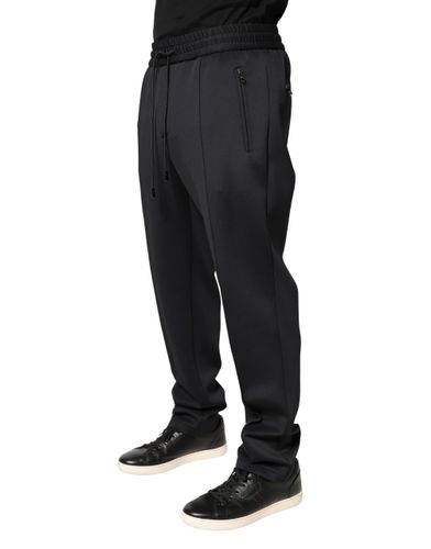 Polyester Skinny Jogger Trouser Men's Pants - Dolce & Gabbana - Modalova