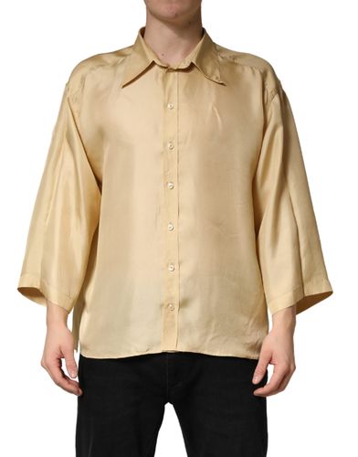 Silk Button Down Men Oversize Men's Shirt (Pre-Owned) - Dolce & Gabbana - Modalova
