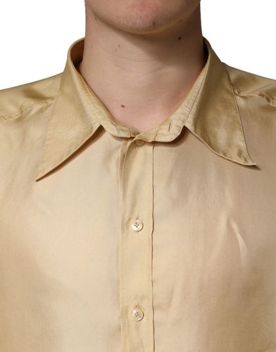 Silk Button Down Men Oversize Men's Shirt (Pre-Owned) - Dolce & Gabbana - Modalova