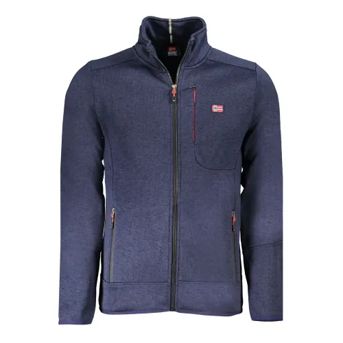 Blu Polyester Men Men's Sweatshirt - Norway 1963 - Modalova