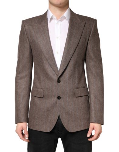 Stripes Single Breasted Men's Blazer - Dolce & Gabbana - Modalova