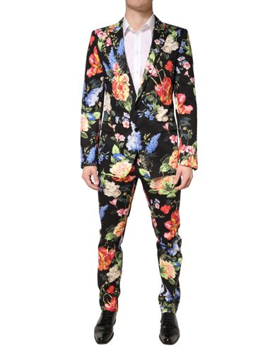 Floral Single Breasted MARTINI 2 Piece Men's Suit - Dolce & Gabbana - Modalova