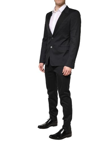 Cotton Single Breasted 2 Piece Men's Suit - Dolce & Gabbana - Modalova