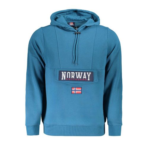 Blu Cotton Men Men's Sweatshirt - Norway 1963 - Modalova