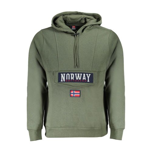 Verde Cotton Men Men's Sweatshirt - Norway 1963 - Modalova