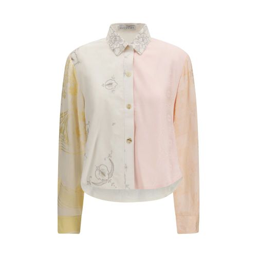 Cotton Pattern Women's Shirt - E.L.V. DENIM - Modalova