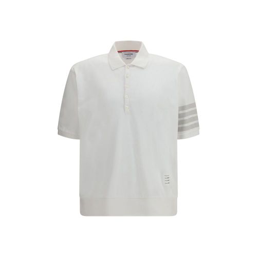 Cotton Polo Men's Shirt - Thom Browne - Modalova