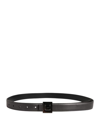 Men Classic Leather Square Buckle Men's Belt - Dolce & Gabbana - Modalova
