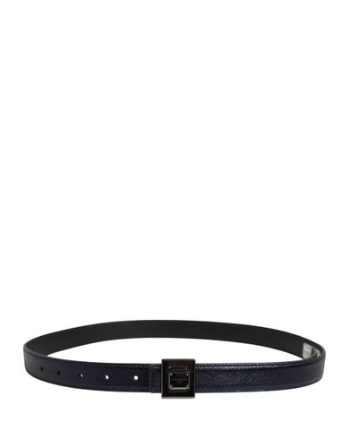 Men Classic Leather Square Buckle Men's Belt - Dolce & Gabbana - Modalova
