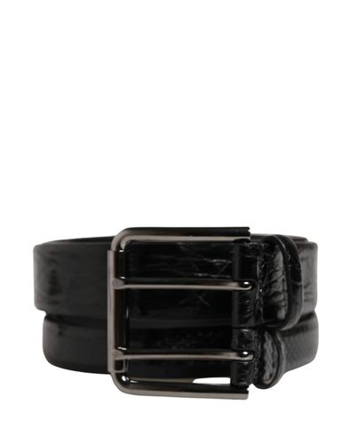 Men Exotic Leather Double Strap Men's Belt (Pre-Owned) - Dolce & Gabbana - Modalova