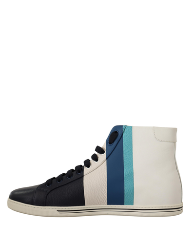 Leather Mid Top Sneakers Men's Shoes - Dolce & Gabbana - Modalova