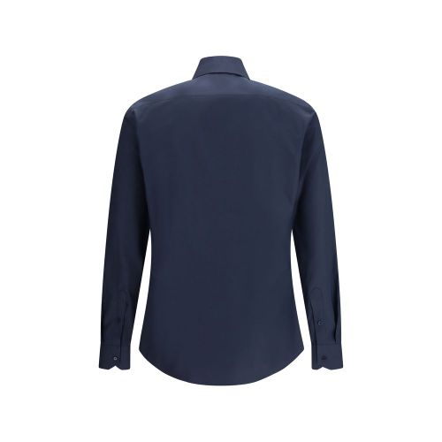 Fendi Blue Cotton Men's Shirt - Fendi - Modalova