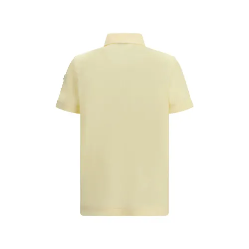 Cotton Polo Men's Shirt - Moncler - Modalova