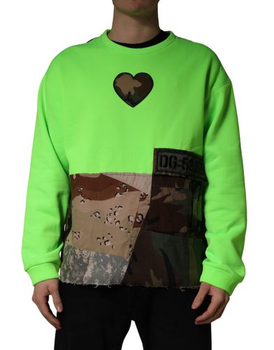Patchwork Heart Men Sweatshirt Men's Sweater (Pre-Owned) - Dolce & Gabbana - Modalova