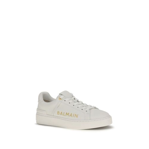 Calf Leather Bos Taurus Low Top Women's Sneakers - Balmain - Modalova