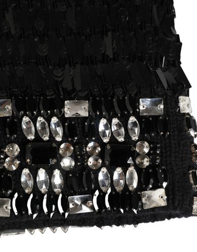 Wool Crystal Embellished Balaclava Women's Hat - Dolce & Gabbana - Modalova