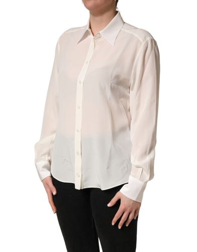 Collared Long Sleeves Blouse Women's Top - Dolce & Gabbana - Modalova
