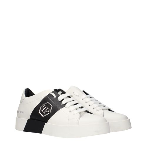 Leather Men's Sneakers - Philipp Plein - Modalova