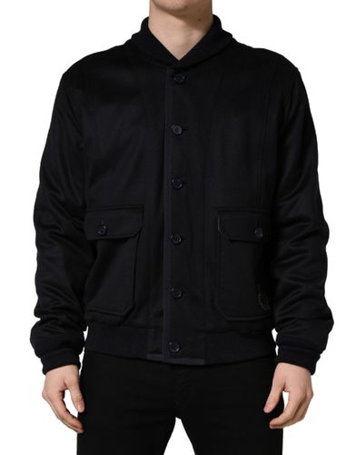 Cashmere Knitted Button Down Men's Jacket - Dolce & Gabbana - Modalova
