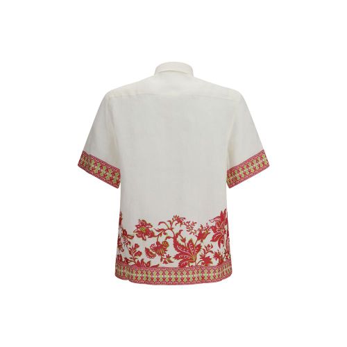 Linen Pattern Men's Shirt - Etro - Modalova