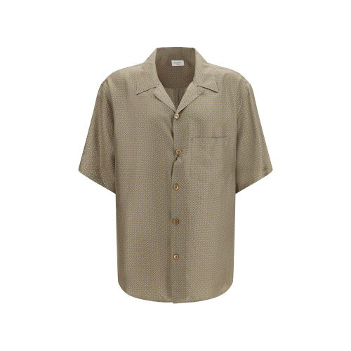 Silk Pattern Men's Shirt - Saint Laurent - Modalova
