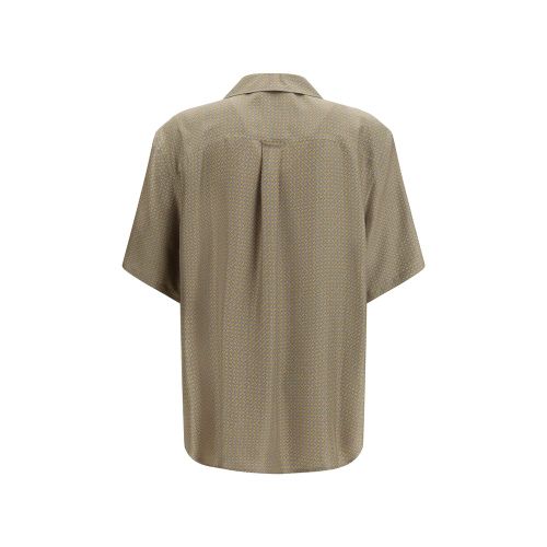 Silk Pattern Men's Shirt - Saint Laurent - Modalova