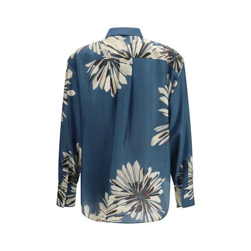 Silk Pattern Women's Shirt - Brunello Cucinelli - Modalova