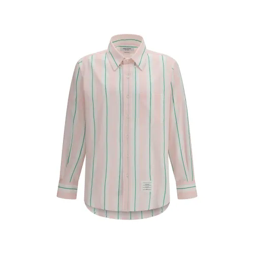 Cotton Pattern Men's Shirt - Thom Browne - Modalova