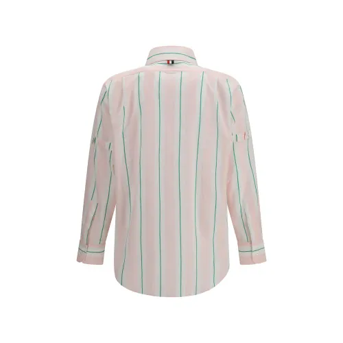 Cotton Pattern Men's Shirt - Thom Browne - Modalova