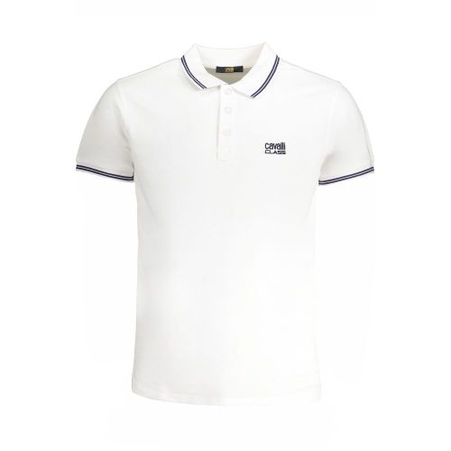 Bianco Cotton Men Men's Polo - Cavalli Class - Modalova