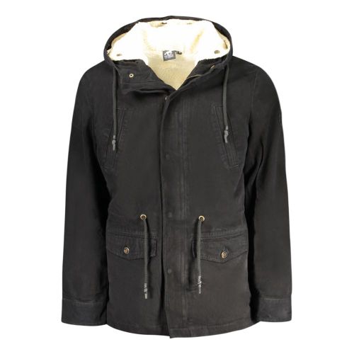 Nero Polyester Men's Parka Men's Jacket - U.S. Grand Polo - Modalova