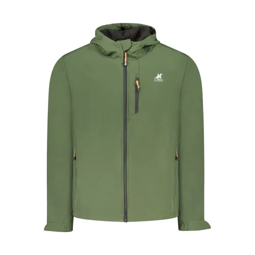 Verde Polyester Men's Men's Jacket - U.S. Grand Polo - Modalova