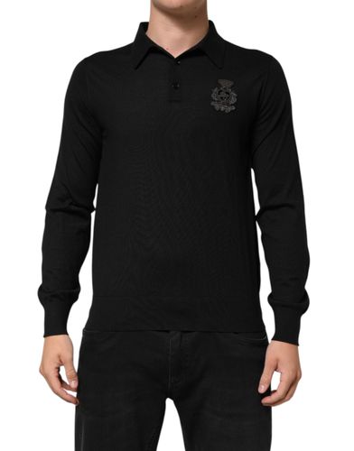 Crest Long Sleeve Men Pullover Men's Sweater - Dolce & Gabbana - Modalova