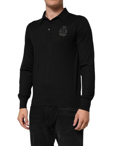 Crest Long Sleeve Men Pullover Men's Sweater - Dolce & Gabbana - Modalova