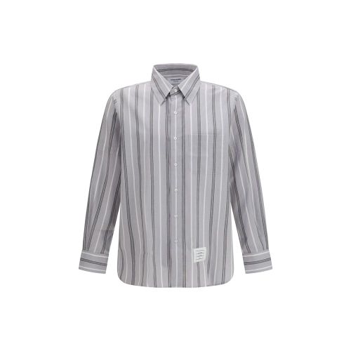 Cotton Pattern Men's Shirt - Thom Browne - Modalova