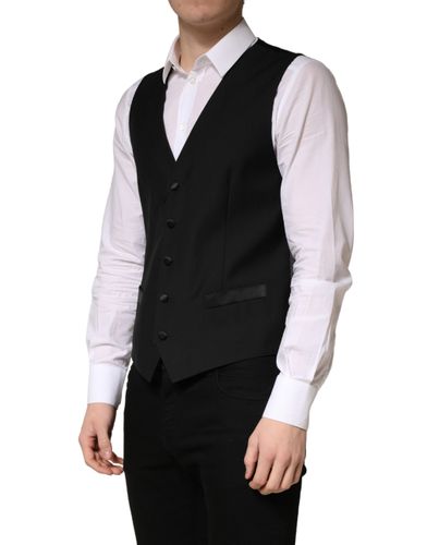 Wool Single Breasted Men Waistcoat Men's Vest (Pre-Owned) - Dolce & Gabbana - Modalova