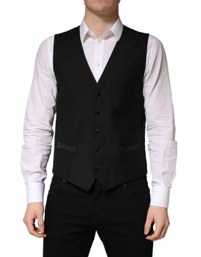 Wool Single Breasted Men Waistcoat Men's Vest (Pre-Owned) - Dolce & Gabbana - Modalova