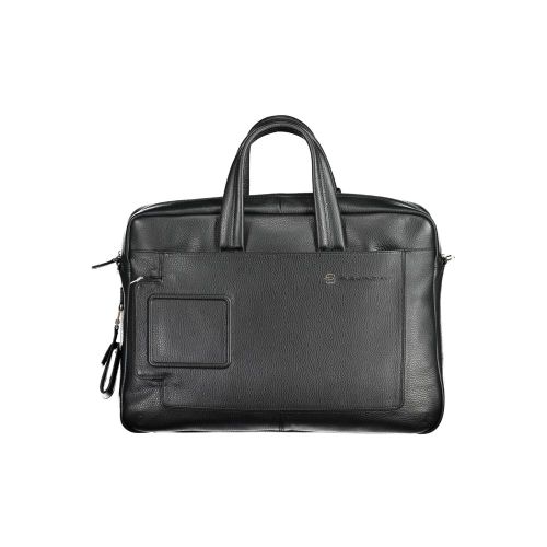 Nero Leather Men Men's Briefcase - Piquadro - Modalova