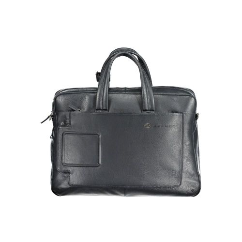 Blu Leather Men Men's Briefcase - Piquadro - Modalova