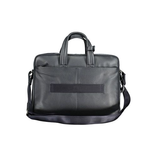 Blu Leather Men Men's Briefcase - Piquadro - Modalova