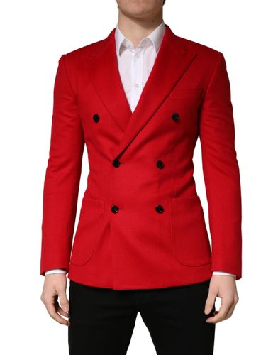 Cashmere Slim Fit Coat Jacket Men's Blazer (Pre-Owned) - Dolce & Gabbana - Modalova