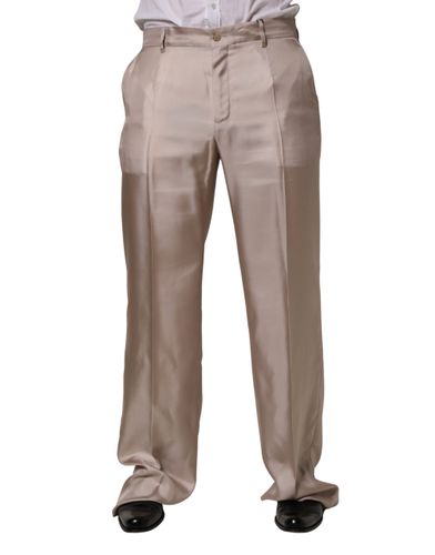 Silk Straight Formal DressTrouser Men's Pants (Pre-Owned) - Dolce & Gabbana - Modalova