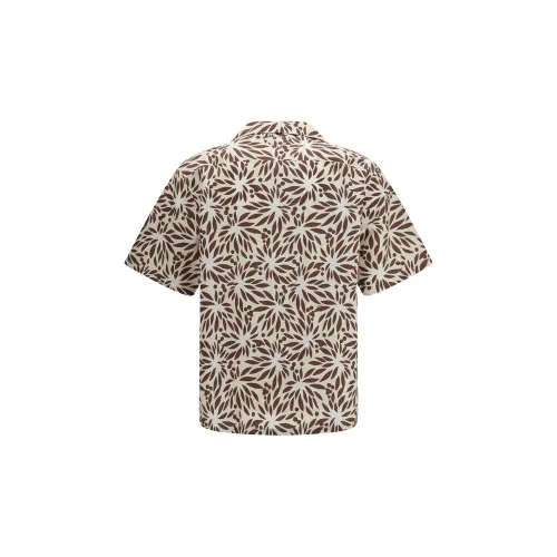 Cotton Pattern Men's Shirt - Prada - Modalova