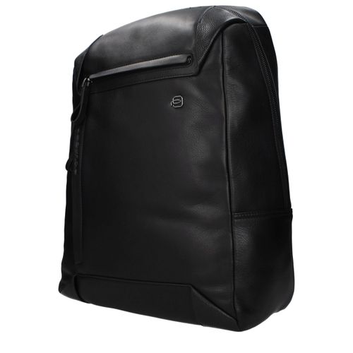 Leather Men's Backpack - Piquadro - Modalova
