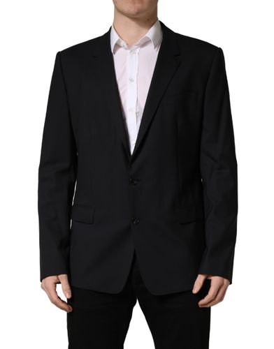 Blue Single Breasted 2 Button Suit Men's Jacket - Dolce & Gabbana - Modalova