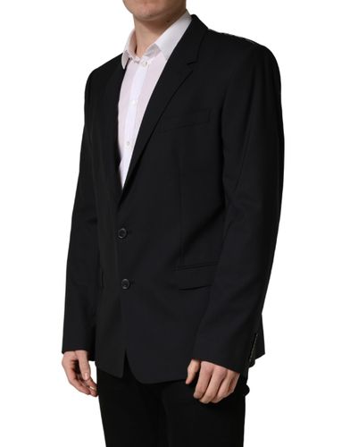 Blue Single Breasted 2 Button Suit Men's Jacket - Dolce & Gabbana - Modalova
