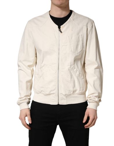 Cotton FullZip Denim Blouson Men's Jacket (Pre-Owned) - Dolce & Gabbana - Modalova