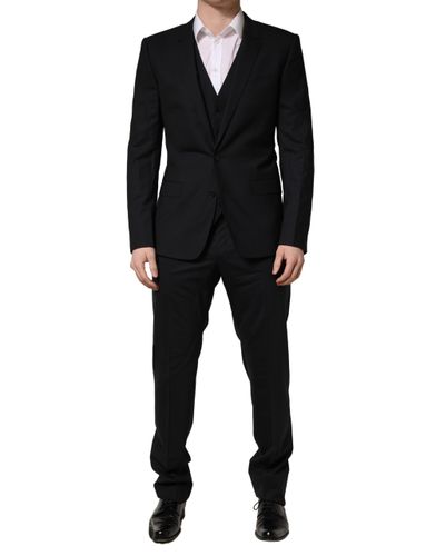 Wool 2 Buttons Formal 3 Piece Men Men's Suit (Pre-Owned) - Dolce & Gabbana - Modalova